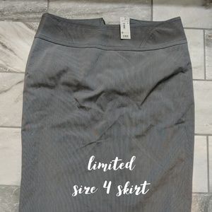 Pinstripe skirt